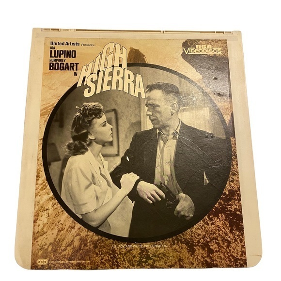 RCA Other - HIGH SIERRA. HUMPHREY BOGART. RCA Selecta Vision VideoDisc.